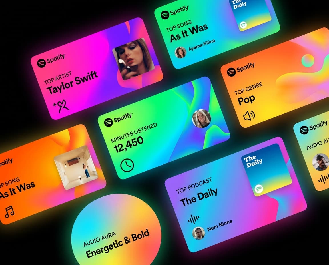 FLORA Personalized Spotify Stat Cards cd789bd5