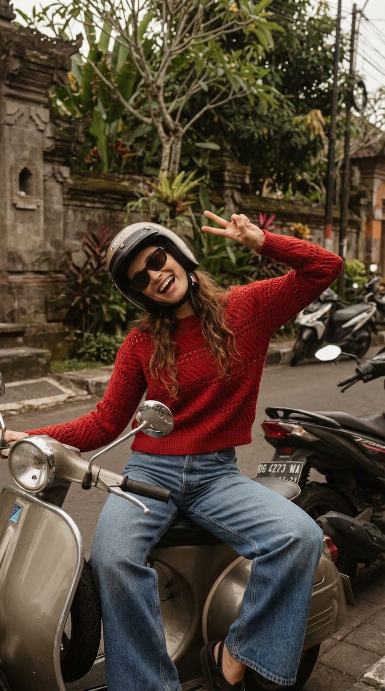 FLORA Scooter Victory Pose dde4e342